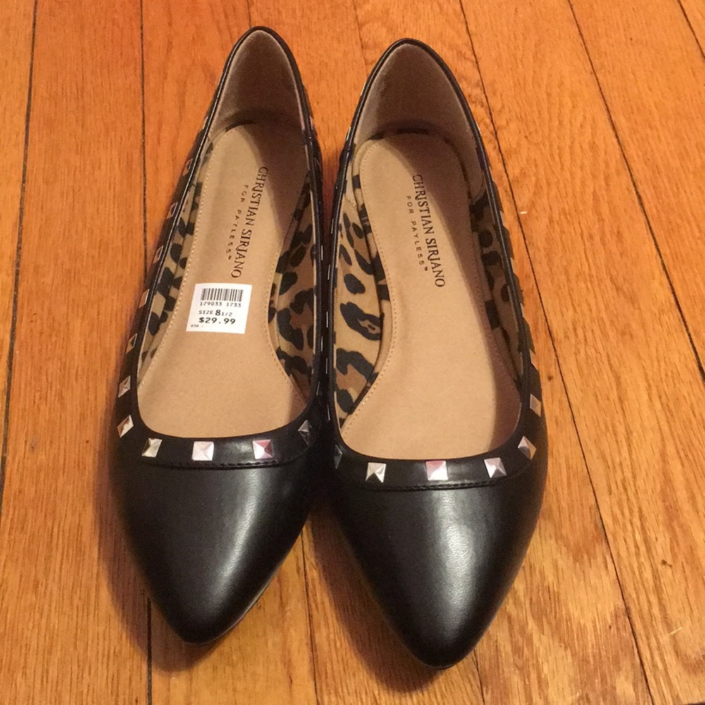 Christian Siriano Studded Flats